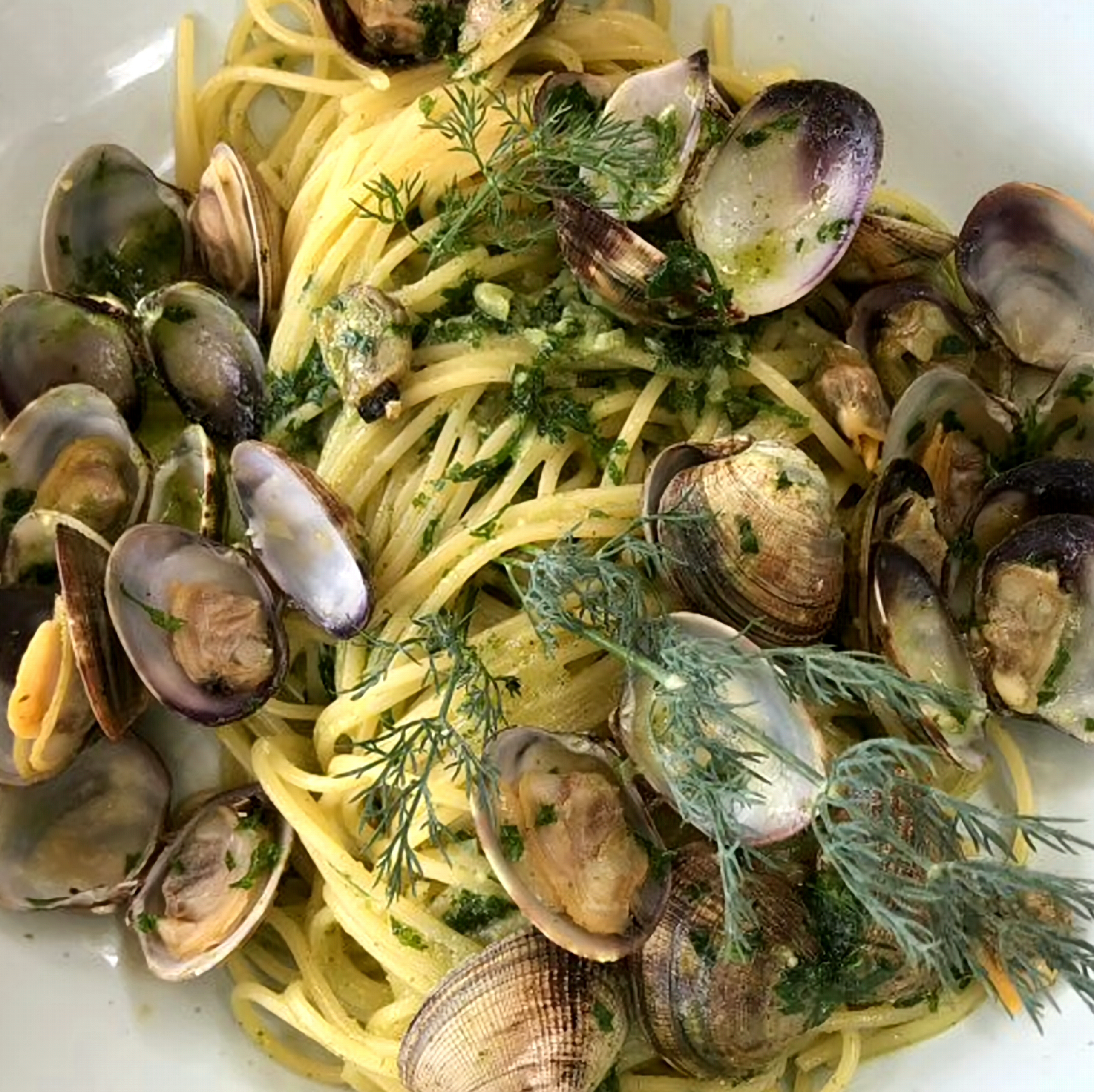 Spaghetti, clams, white wine, fresh herbs from Epicureans of Florida - Private chef fort Lauderdale | Private chef Miami | Luxury Catering Miami | Private catering Fort Lauderdale | Personal chef Miami | Private chef near me | Home chef