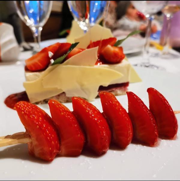 Strawberry millefeuille from Epicureans of Florida - Private chef fort Lauderdale | Private chef Miami | Luxury Catering Miami | Private catering Fort Lauderdale | Personal chef Miami | Private chef near me | Home chef